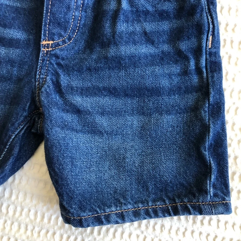 GAP Kid’s Navy Denim Knit Waist Shorts Size 5T